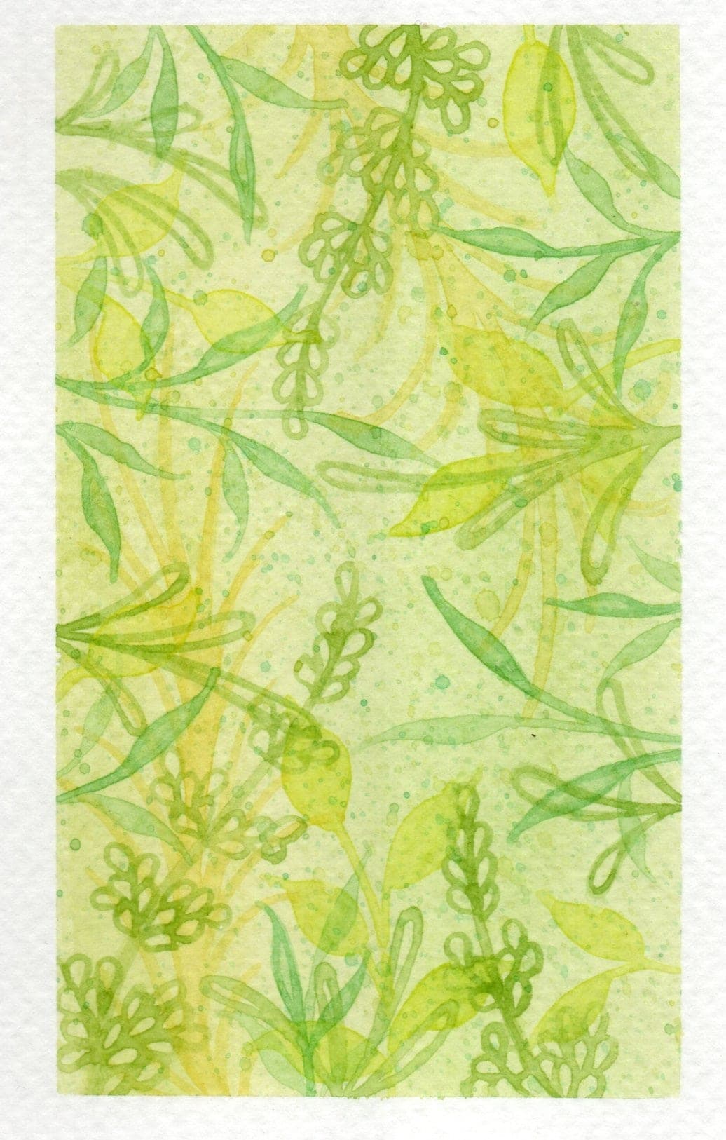 Print Verde Manzana — Print - Acuarela